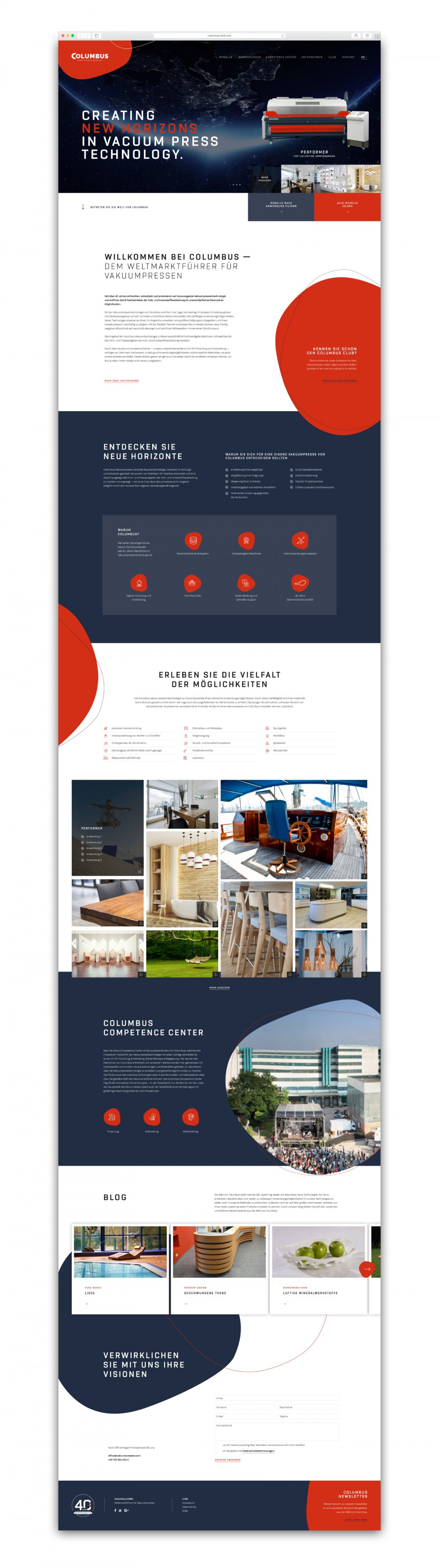 Columbus GmbH – Creating new horizons in vacuum press technology.  |  MOREMEDIA®