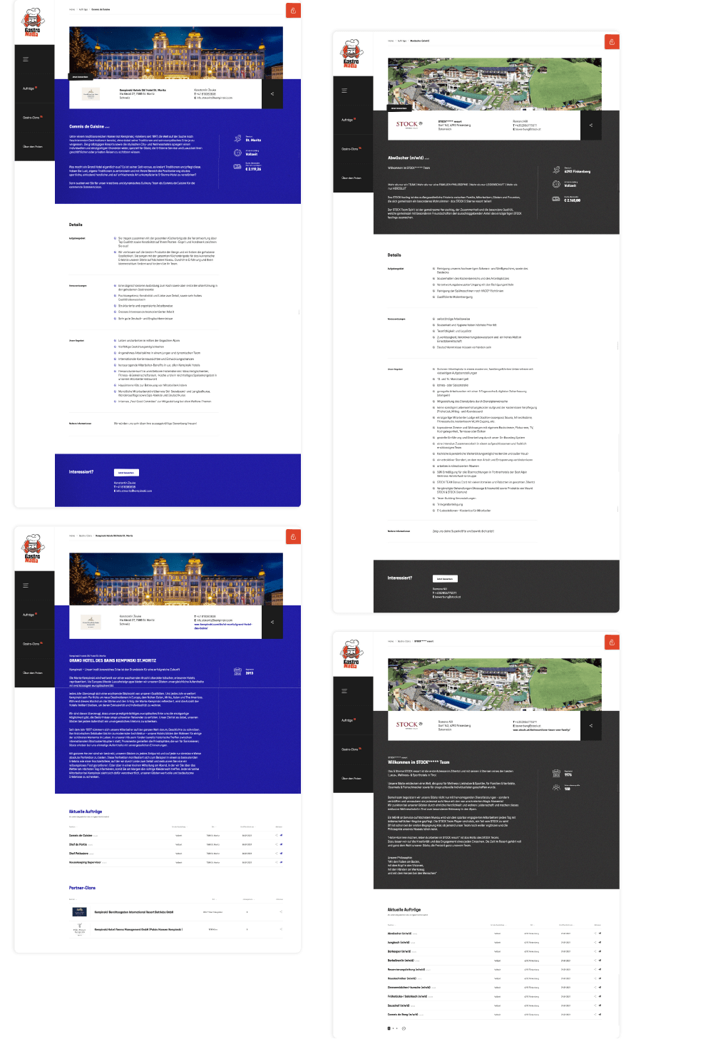 gastromafia website 4 moremedia werbeagentur linz