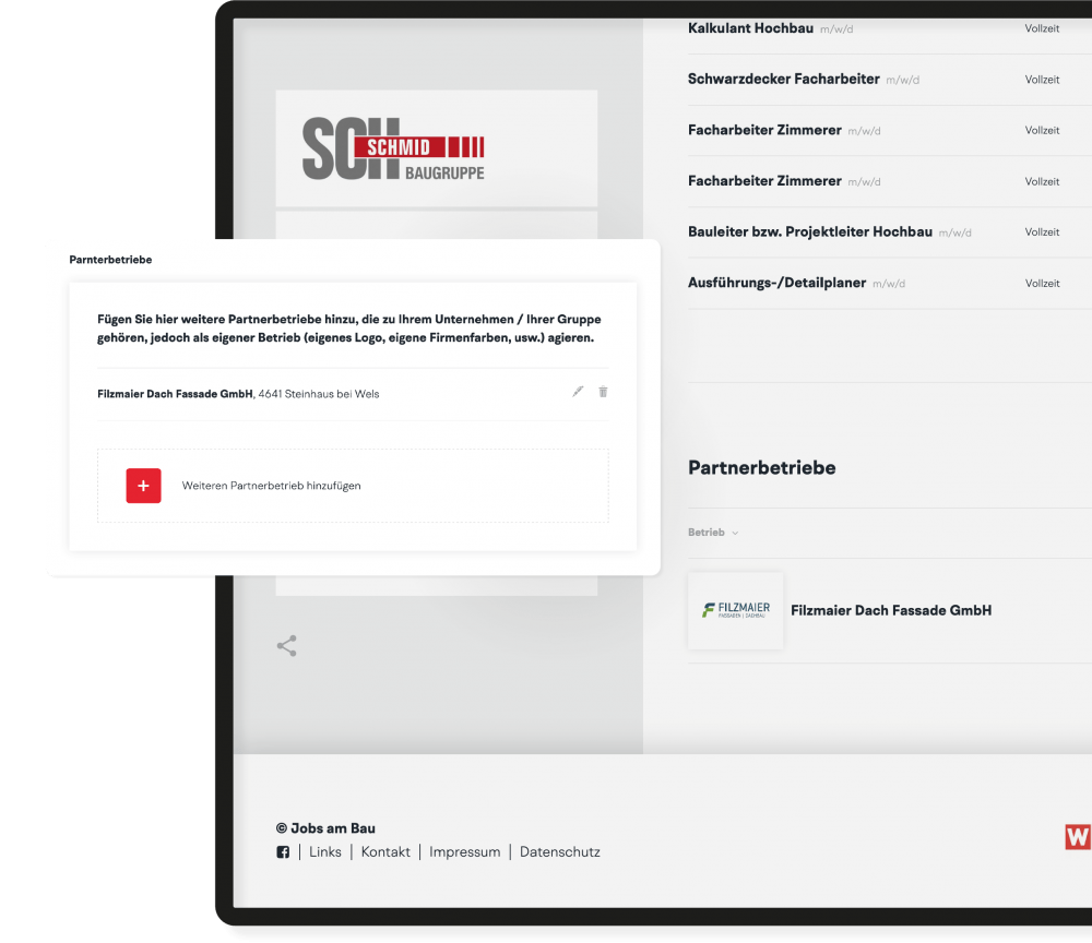 Jobs am Bau – Das neue Bau-Jobportal Österreichs | MOREMEDIA®