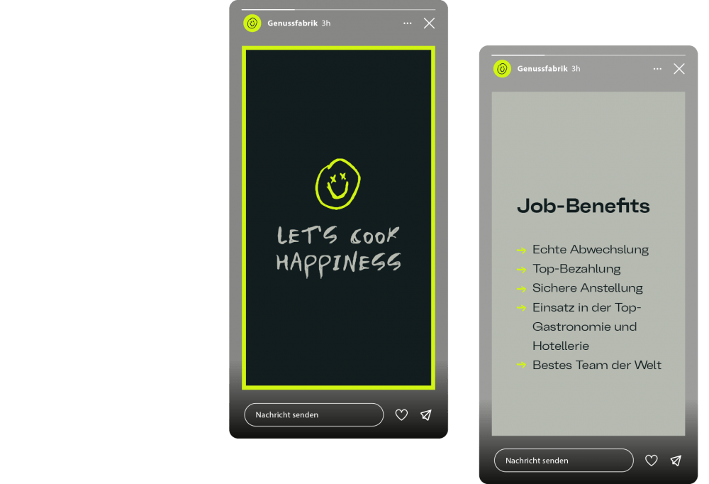 Genussfabrik – Corporate Design Refresh und Website | MOREMEDIA®