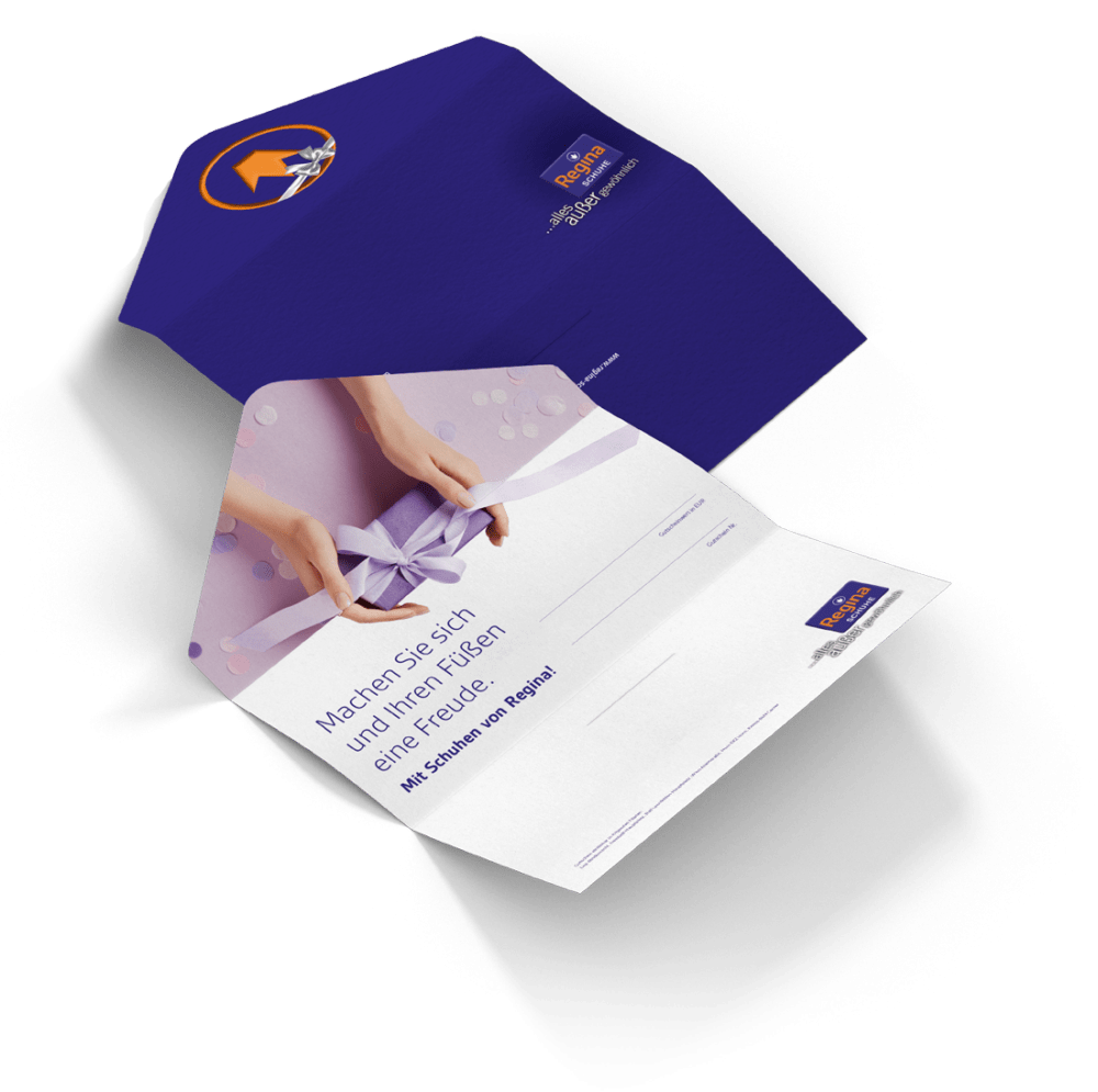 regina schuhe gutschein 2 moremedia werbeagentur linz