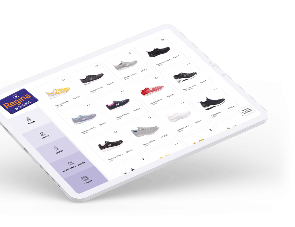 regina schuhe website 4 moremedia werbeagentur linz