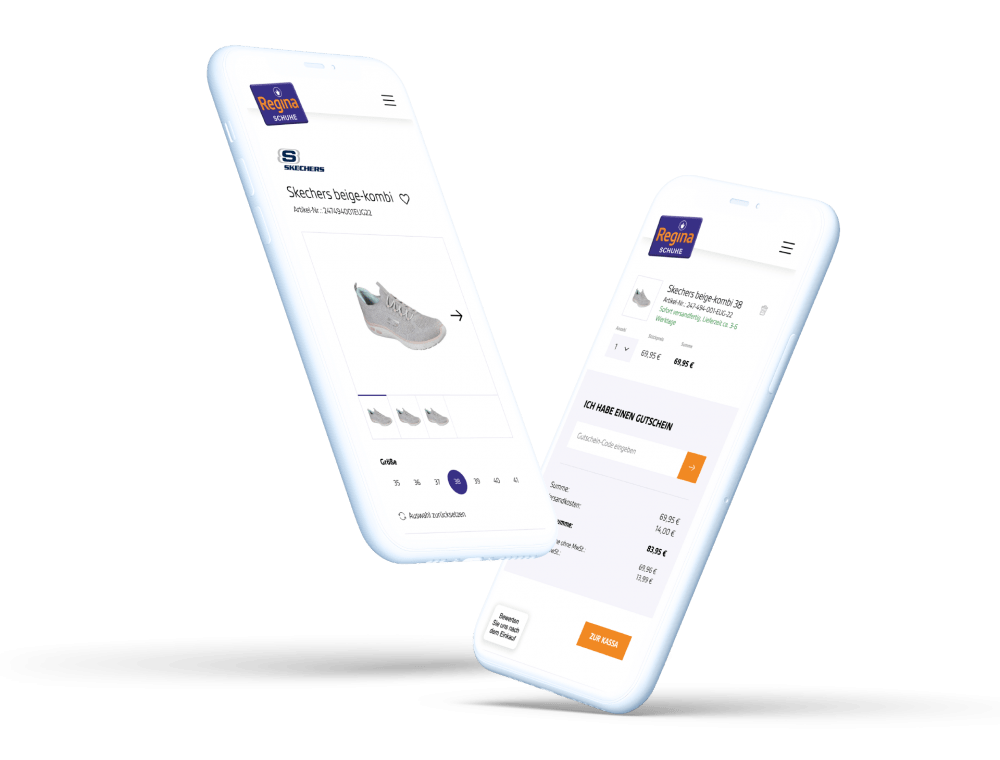 regina schuhe website 5 moremedia werbeagentur linz