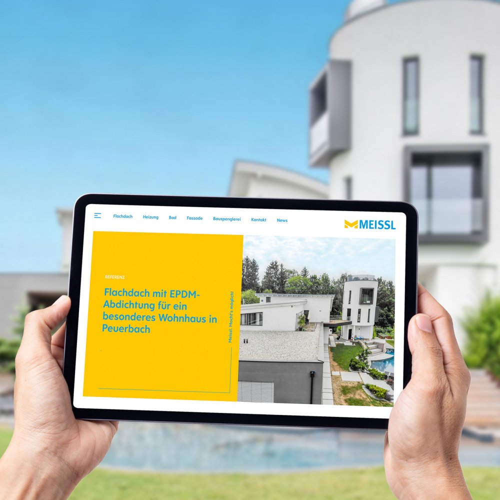 Corporate Design und Webdesign für Meissl Peuerbach meissl moremedia titelbild