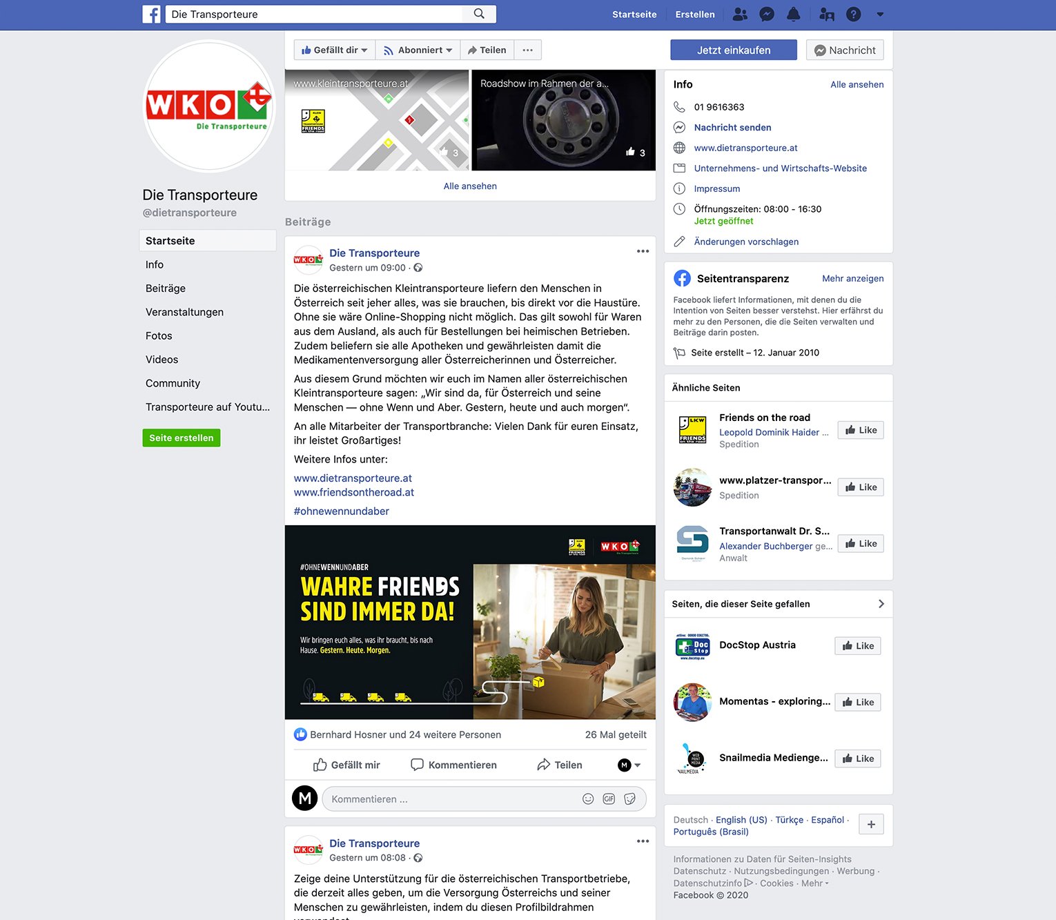 Social Media Kampagne Friends on the Road für die Wirtschaftskammer Österreich Social Media Kampagne Friends on the Road für die Wirtschaftskammer Österreich