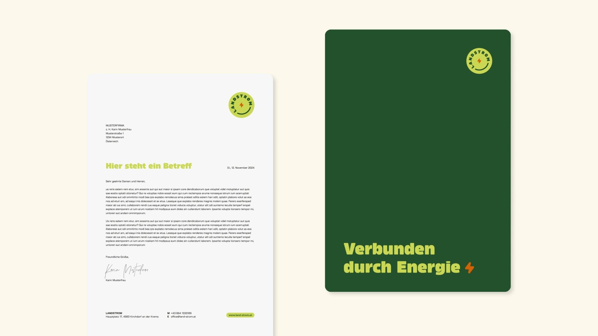 landstrom briefpapier