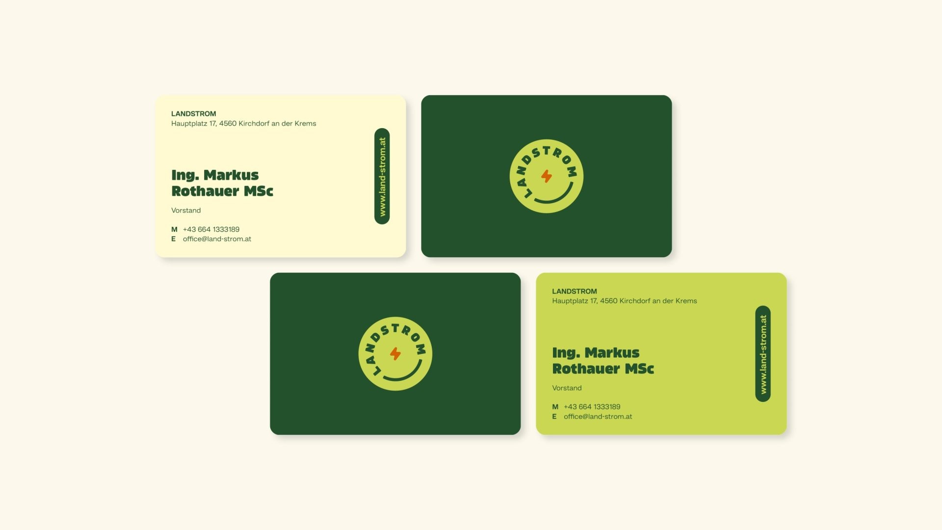 landstrom visitenkarten